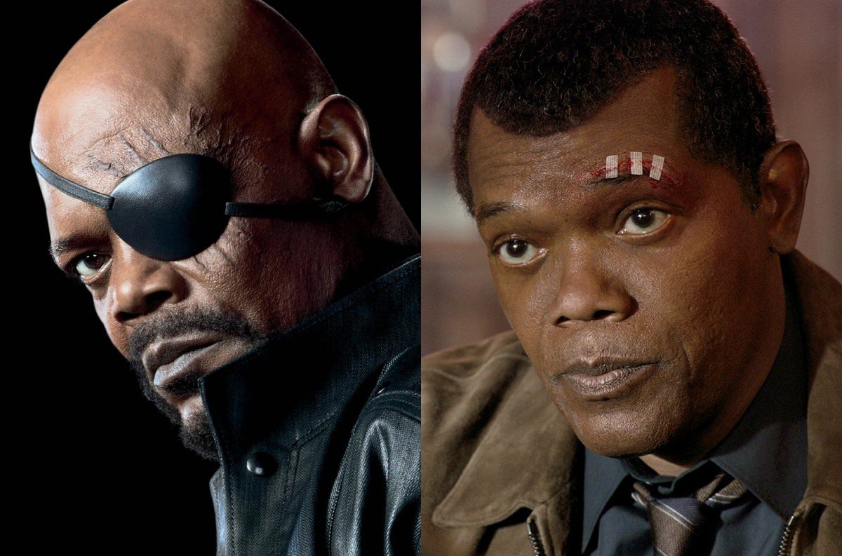 Samuel L. Jackson deepfake comparison.