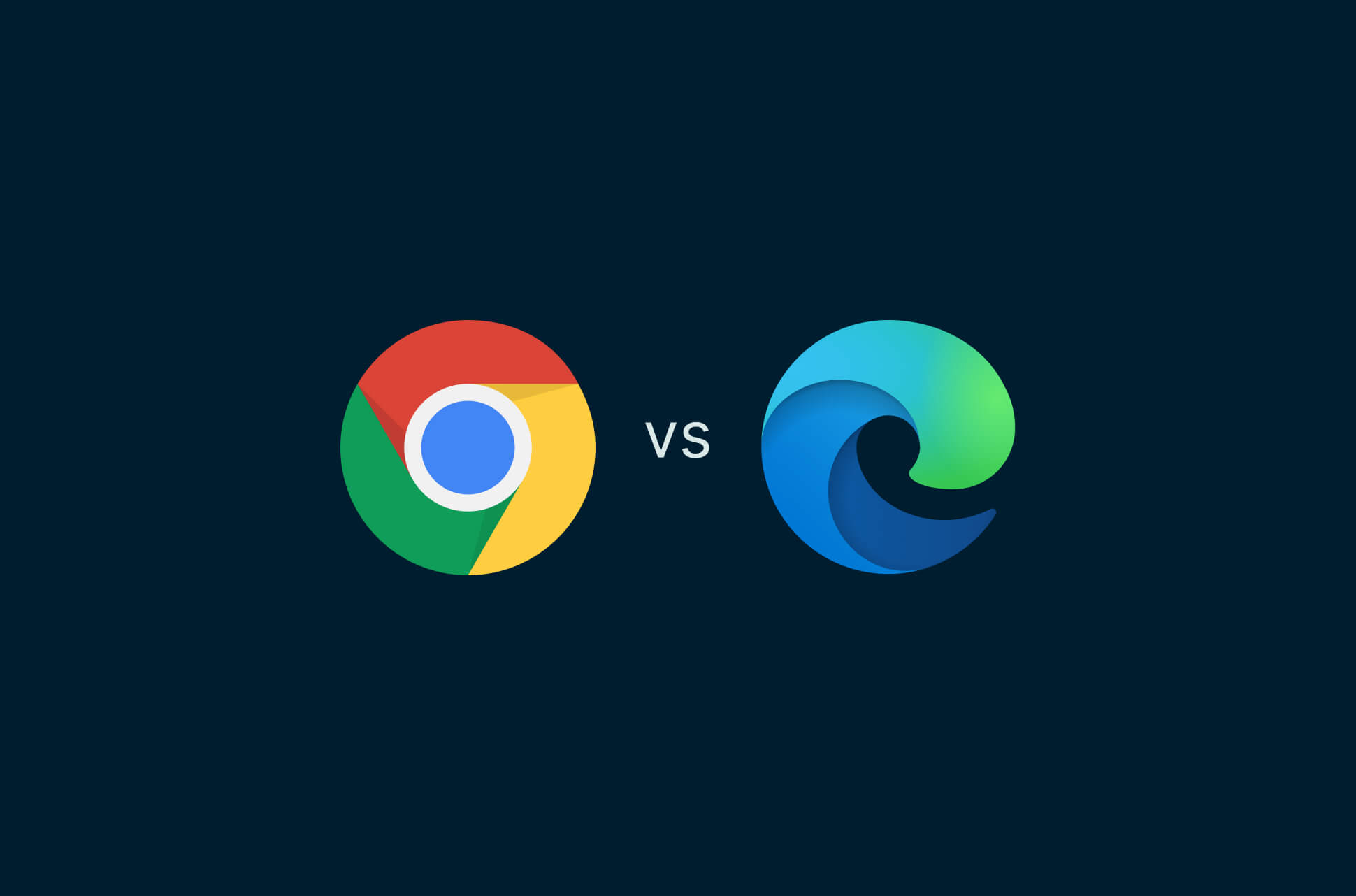 Google Chrome vs Microsoft Edge.