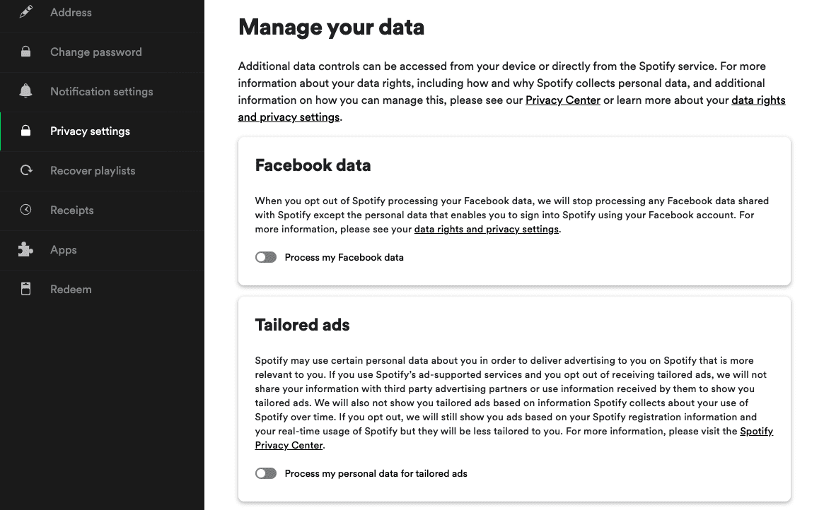 Spotify Data Management