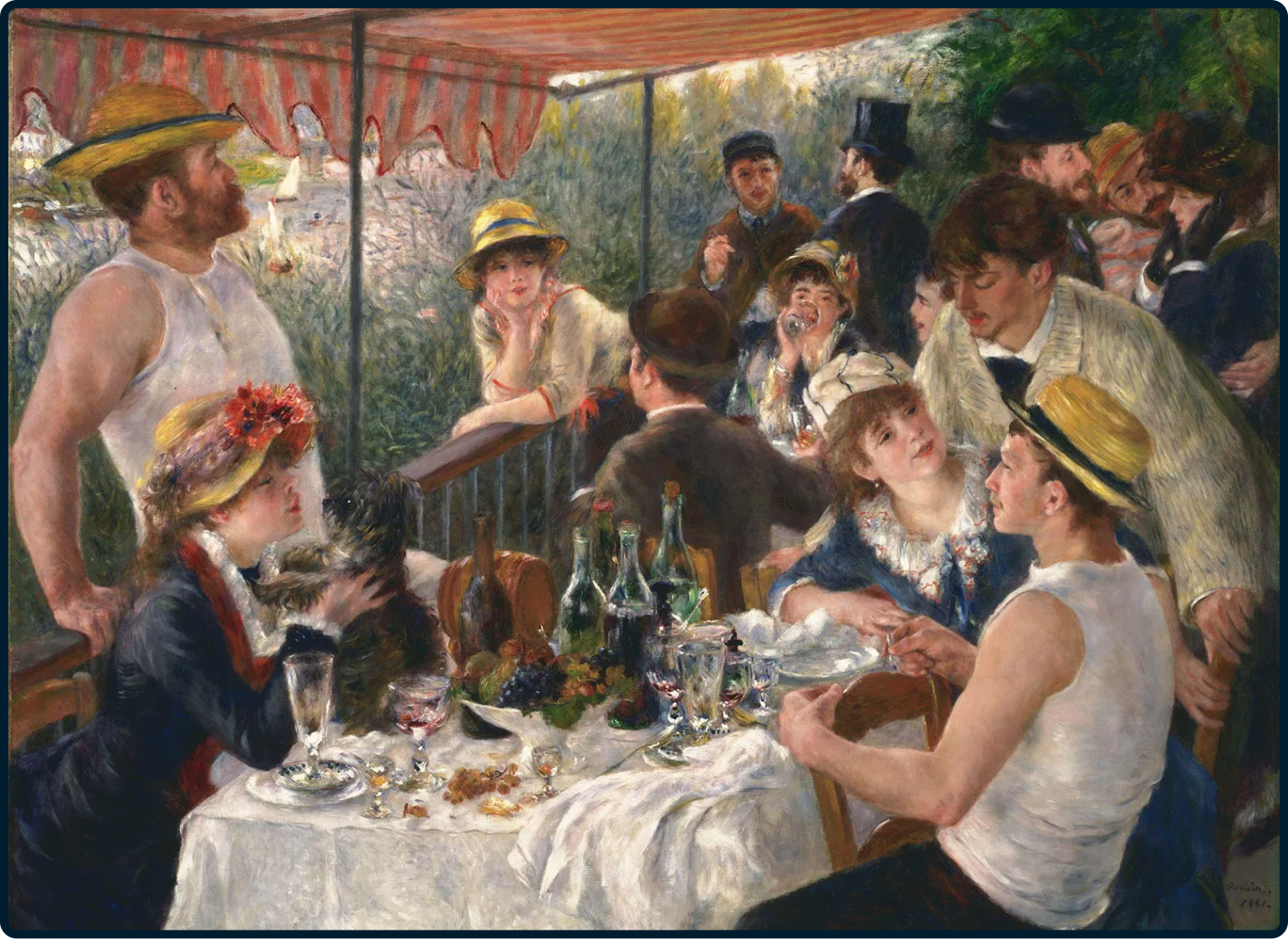 Le De%CC%81jeuner Des Canotiers Auguste Renoir