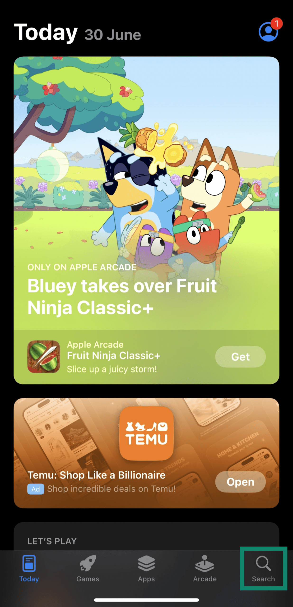 Accessing the App Store on iOS