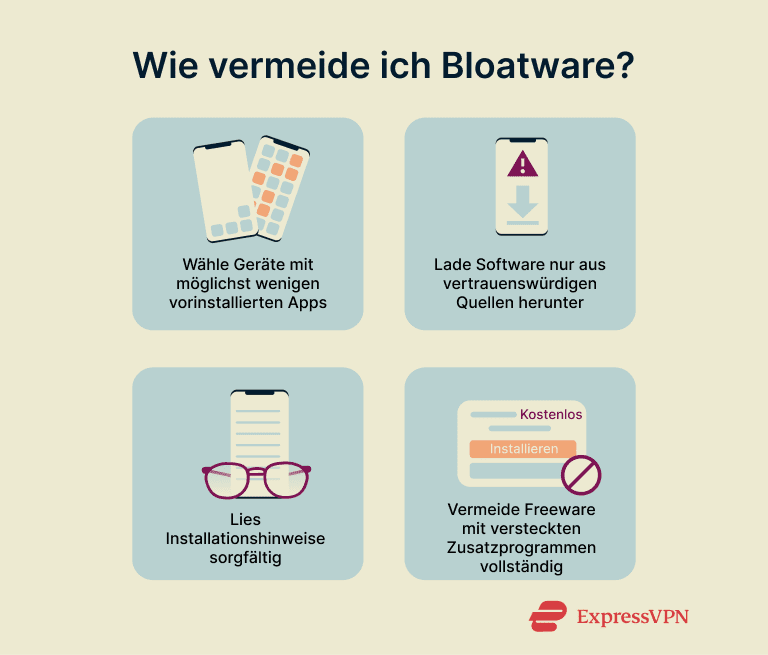 A brief guide on avoiding bloatware.
