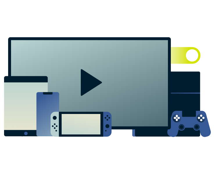 Smart Tvs Game Consoles Blue@2x