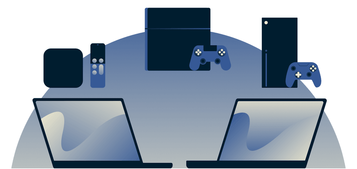 การใช้คอมพิวเตอร์เป็นเราเตอร์เสมือนเพื่อแชร์การเชื่อมต่อ VPN กับ Apple TV, PlayStation และ Xbox