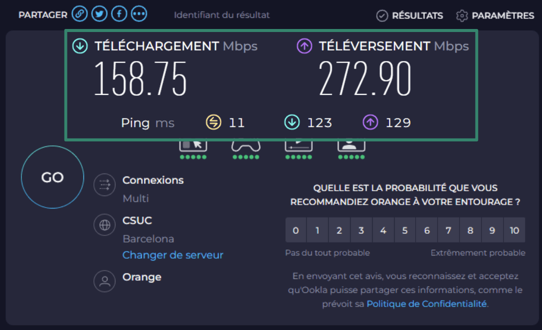 Test Internet Speed 3 Fr