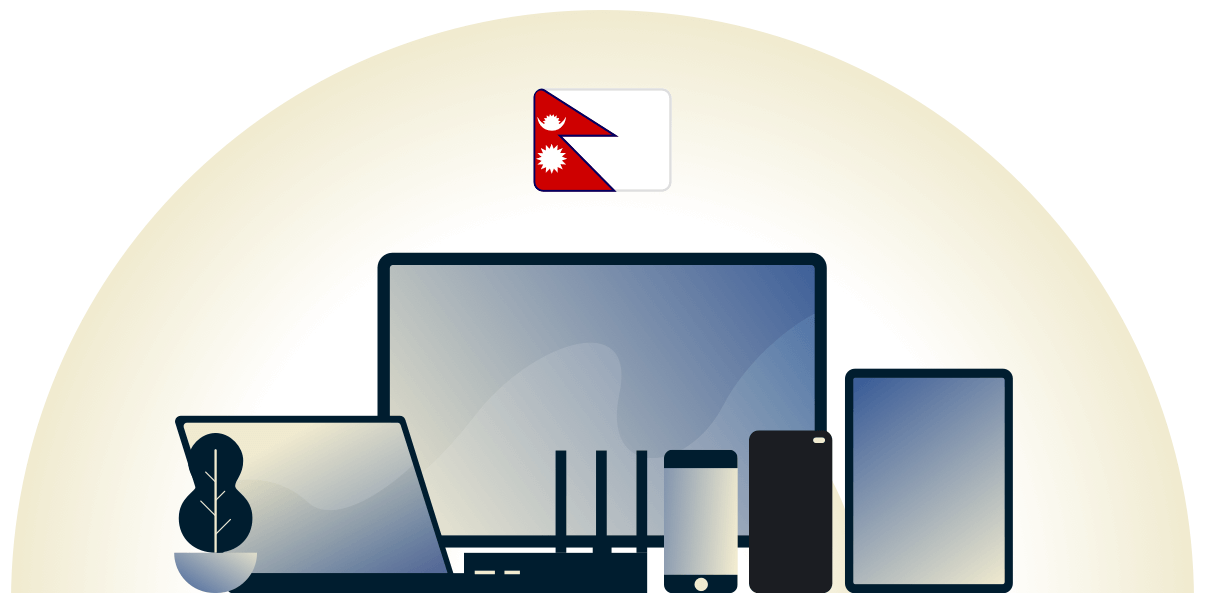 다양한 기기를 보호하는 네팔 VPN