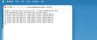 Finding Raspberry Pi IP address from another computer.