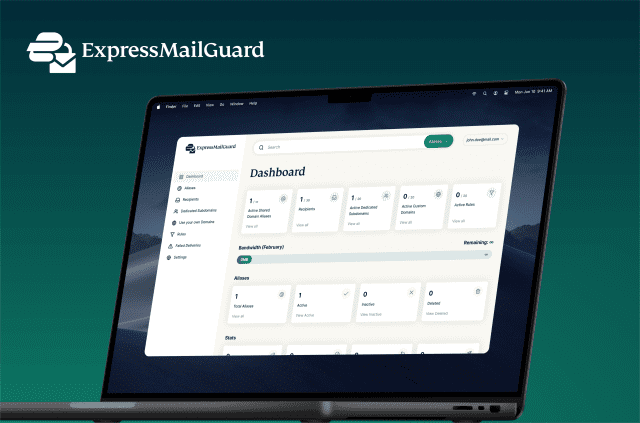 ExpressMailGuardのご紹介：インターネットの現実に即して設計されたメールプライバシー